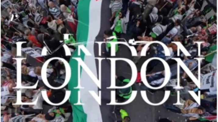 Rakyat Inggris kembali  Demo Bela Palestina