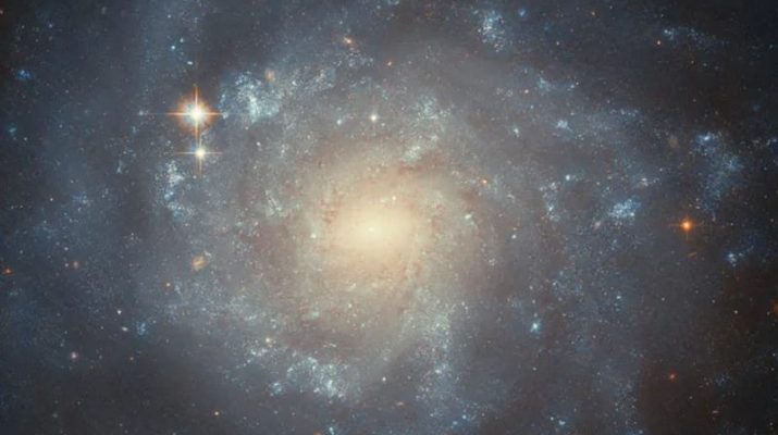 Teleskop Hubble Mengungkap Kecepatan Pembentukan Bintang di Galaksi NGC 5668