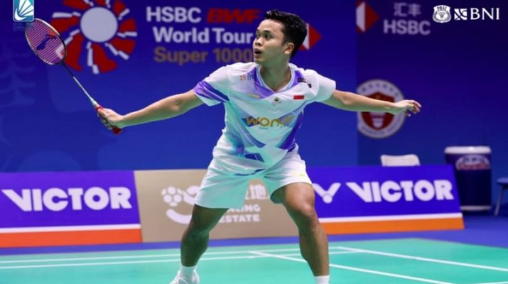 Menang Perang Saudara Atas Chico, Ginting Melaju ke 16 Besar Tiongkok Terbuka