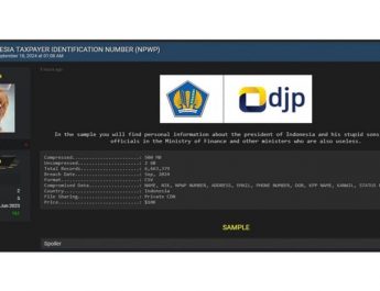 Kebocoran Data Kembali Terjadi, Kali Ini Giliran Dirjen Pajak