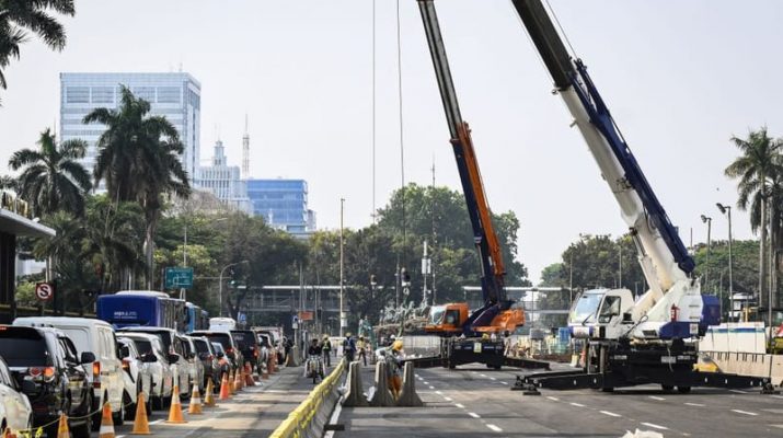 Dampak Pembangunan MRT, Halte Kebon Sirih Diganti Halte Temporer