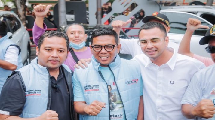 Raffi Ahmad hingga Arief Wismansyah Ajak Warga Banten Menangkan Andra Soni-Dimyati