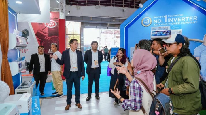 Midea Bidik Profesional di Pameran RHAVC Indonesia