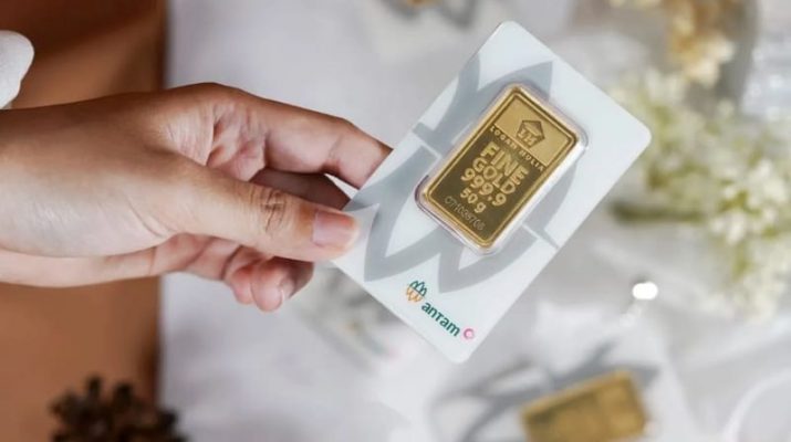 Harga Emas Antam Sabtu Stabil Rp1,461 Juta per Gram