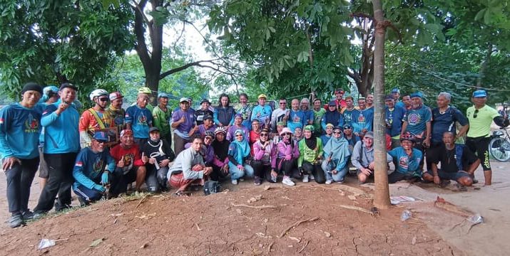 Gowes Bareng Komunitas Sepeda Tangsel Tempuh 55 Kilometer