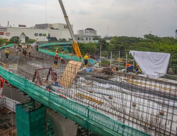 Jakpro : Pembangunan LRT Fase 1B Sesuai Jadwal