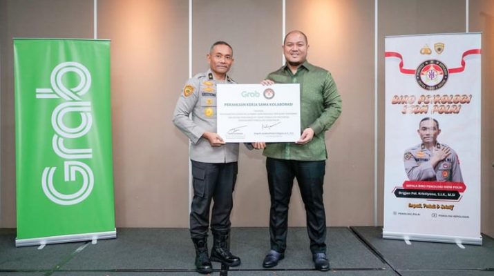 Perkuat Standar Keamanan Layanan, Grab Berkolaborasi dengan Biro Psikologi SSDM Polri