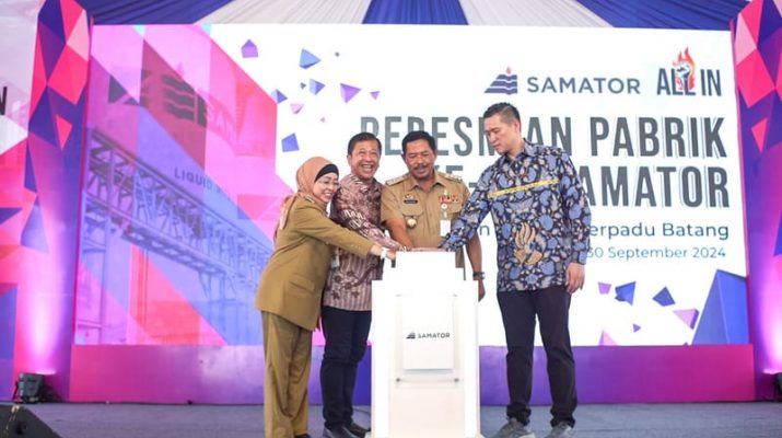 Pabrik Gas Terbesar di Kawasan Industri Terpadu Batang Diresmikan