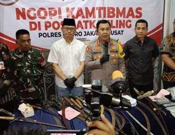 Polisi Tangkap 5 Orang Pengedar Obat Keras di Jakarta Pusat