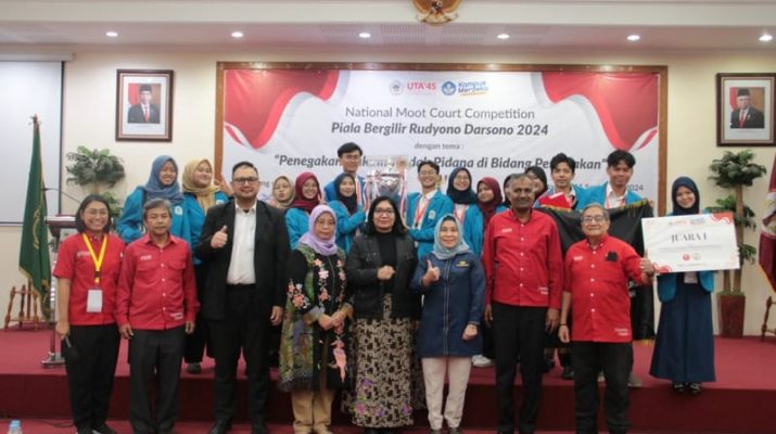 National Moot Court Competition Digelar Rebutkan Piala Bergilir Rudyono Darsono 2024