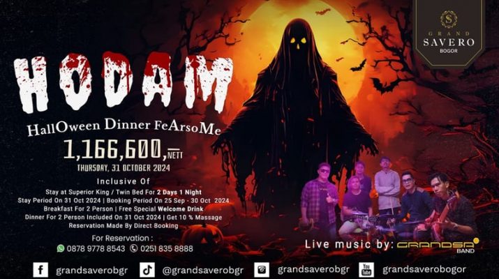 Melewati Malam Halloween di Hotel Grand Savero Bogor