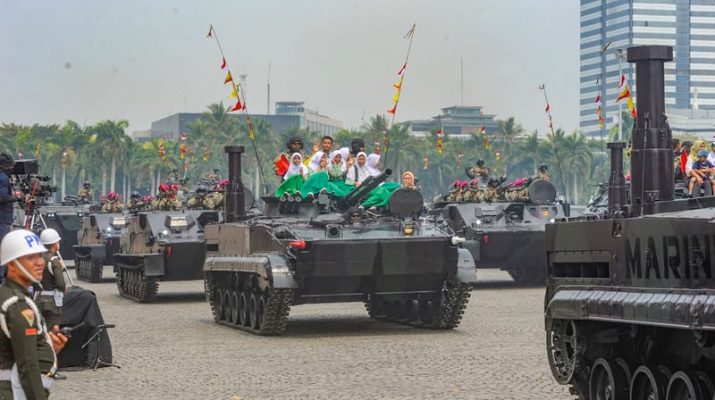 HUT TNI Ke-79, Polri Rekayasa Lalu Lintas di Sekitar Monas