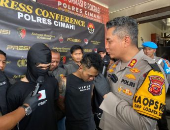 Ingin Terlihat Jagoan, Geng Motor Live Streaming Teror Warga Cimahi