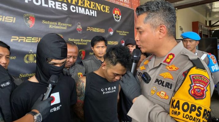 Ingin Terlihat Jagoan, Geng Motor Live Streaming Teror Warga Cimahi