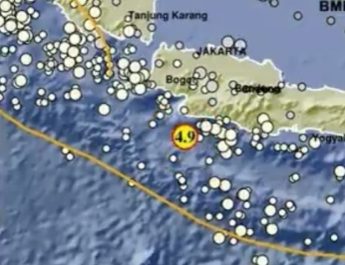 Gempa M 4.9 Guncang Sukabumi