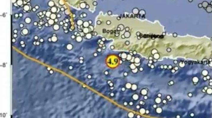 Gempa M 4.9 Guncang Sukabumi