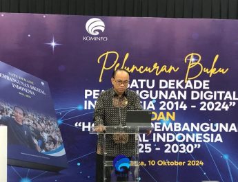 Kominfo Rilis Buku Satu Dekade Pembangunan Digital Indonesia dan Arah Kebijakan ke Depan