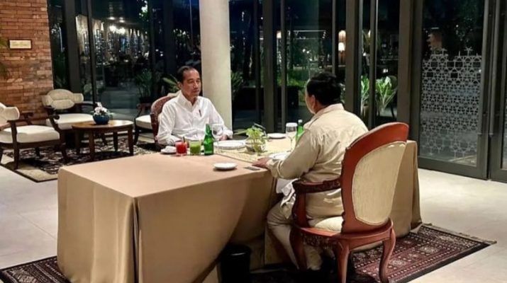 Politik Topik Pertemuan Jokowi dan Prabowo di Resto Kawasan Senayan