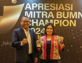 Agen Pegadaian Hebat Raih Penghargaan UMKM Terbaik di Ajang Mitra BUMN Champion 2024