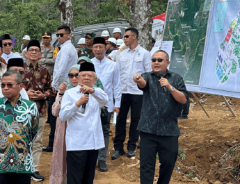 Wapres Groundbreaking Masjid dan Ponpes Darul Al Amin Bogor