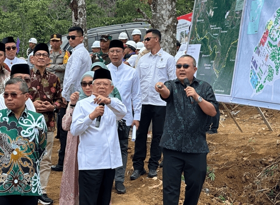 Wapres Groundbreaking Masjid dan Ponpes Darul Al Amin Bogor