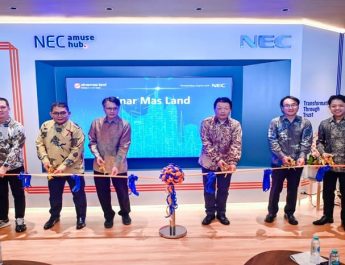 Tampilkan Showcase Transformasi Teknologi Terkini, NEC Indonesia Resmi Luncurkan NEC amuse hub. di Biomedical Campus, BSD City