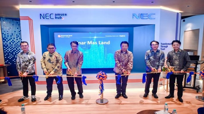 Tampilkan Showcase Transformasi Teknologi Terkini, NEC Indonesia Resmi Luncurkan NEC amuse hub. di Biomedical Campus, BSD City