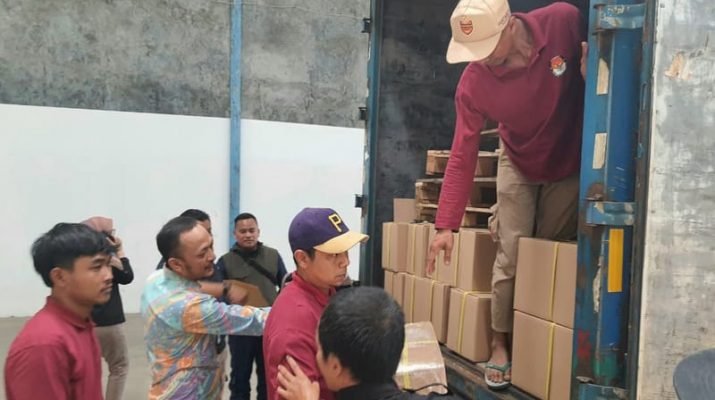 KPU Bandung Barat Menerima Tujuh Jenis Logistik untuk Pilkada