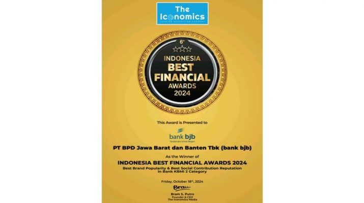 bank bjb Perkuat Posisi dengan Dua Penghargaan di Indonesia Best Financial Awards 2024