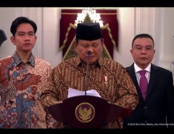 Presiden Prabowo Umumkan Kabinet, Menteri Diminta Kenakan Batik Nuansa Coklat