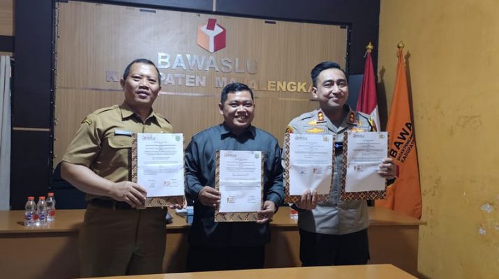 Tingkatkan Pengawasan, Bawaslu Majalengka Gandeng Polres dan Diskominfo