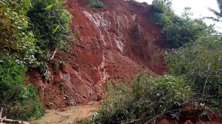 Saluran Air Tertutup Tanah Longsor, Ratusan Ha Lahan Sawah Terancam Kekeringan