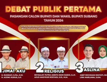 KPU Subang Gelar Dua Sesi Debat Kandidat Calon Bupati dan Wakil Bupati