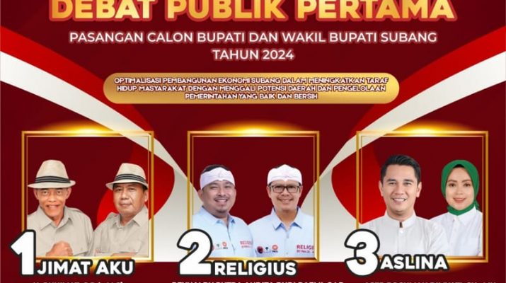 KPU Subang Gelar Dua Sesi Debat Kandidat Calon Bupati dan Wakil Bupati