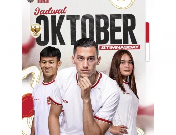 Jadwal Pertandingan Timnas Indonesia Oktober 2024: 11 Laga di 3 Kelompok Umur