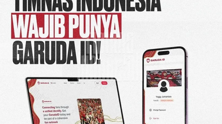 Begini Cara Daftar Garuda ID, Syarat Wajib Menonton Laga Timnas Indonesia