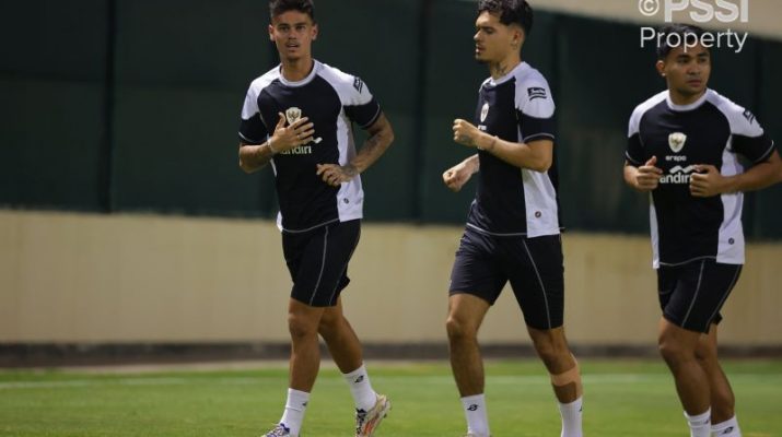 Latihan kedua timnas Indonesia di Bahrain berjalan riang gembira