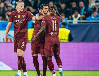 Manchester City menang telak 4-0 atas Slovan Bratislava