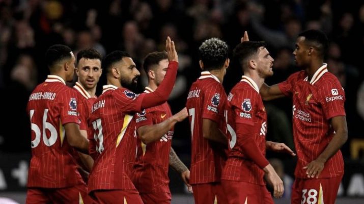 Liverpool amankan tempat pertama di klasemen Liga Inggris