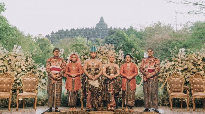 Ada Sosok Aktris Dani Mukti di Balik Megahnya Pernikahan di Candi Borobudur