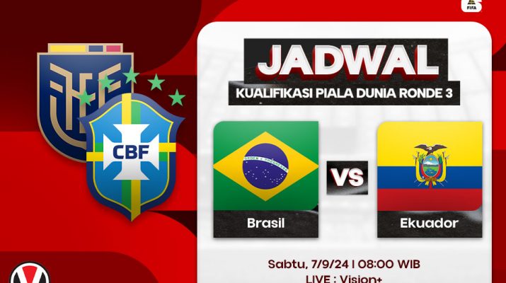 Brasil vs Ekuador: Prediksi, Jadwal, dan Link Live Streaming