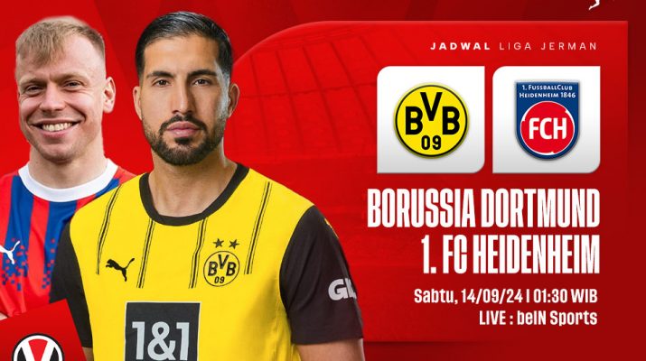 Dortmund vs Heidenheim: Prediksi, Jadwal, dan Link Live Streaming