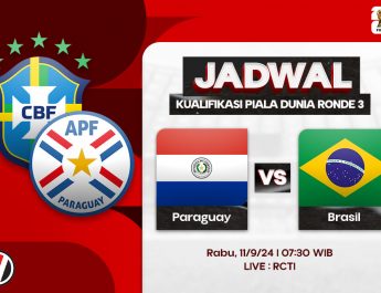 Paraguay vs Brasil: Prediksi, Jadwal, dan Link Live Streaming