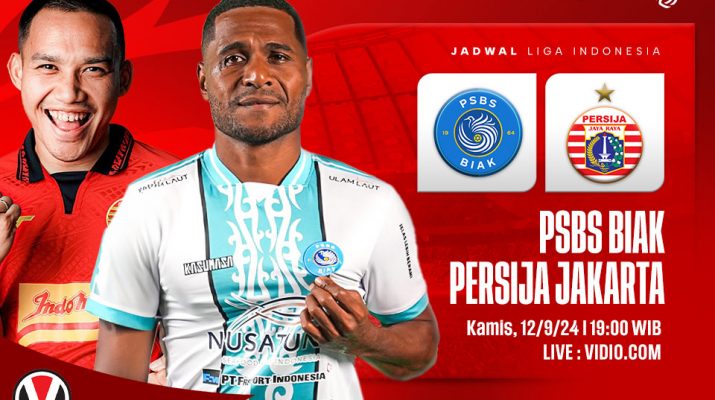 PSBS Biak vs Persija: Prediksi, Jadwal, dan Link Live Streaming