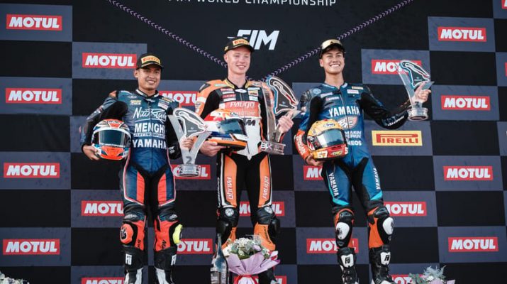 Galang dan Aldi Raih Podium World Supersport 300 Prancis