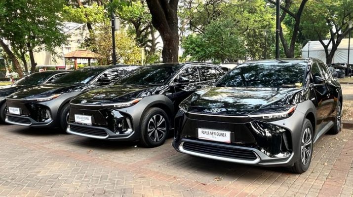 Toyota Kerahkan 68 Mobil Listrik bZ4X untuk Tamu VVIP di Pelantikan Prabowo-Gibran