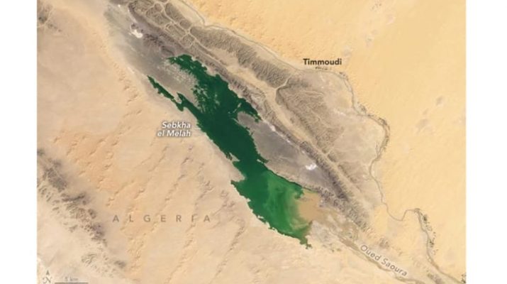 Satelit Rekam Danau Raksasa Muncul di Gurun Sahara