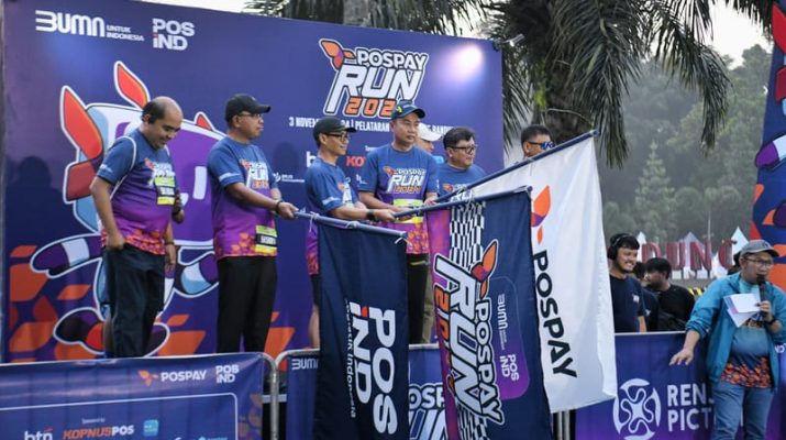 Pospay Run 2024 Ajak Warga Bandung Berlari dan Menjadi Sehat