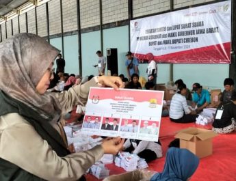 KPU Kabupaten Cirebon Temukan Sejumlah Surat Suara Rusak