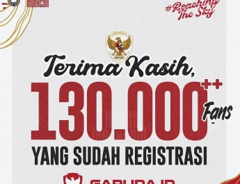 Sudah Ada 130.000 Penggemar Timnas Indonesia Terdaftar di Garuda ID